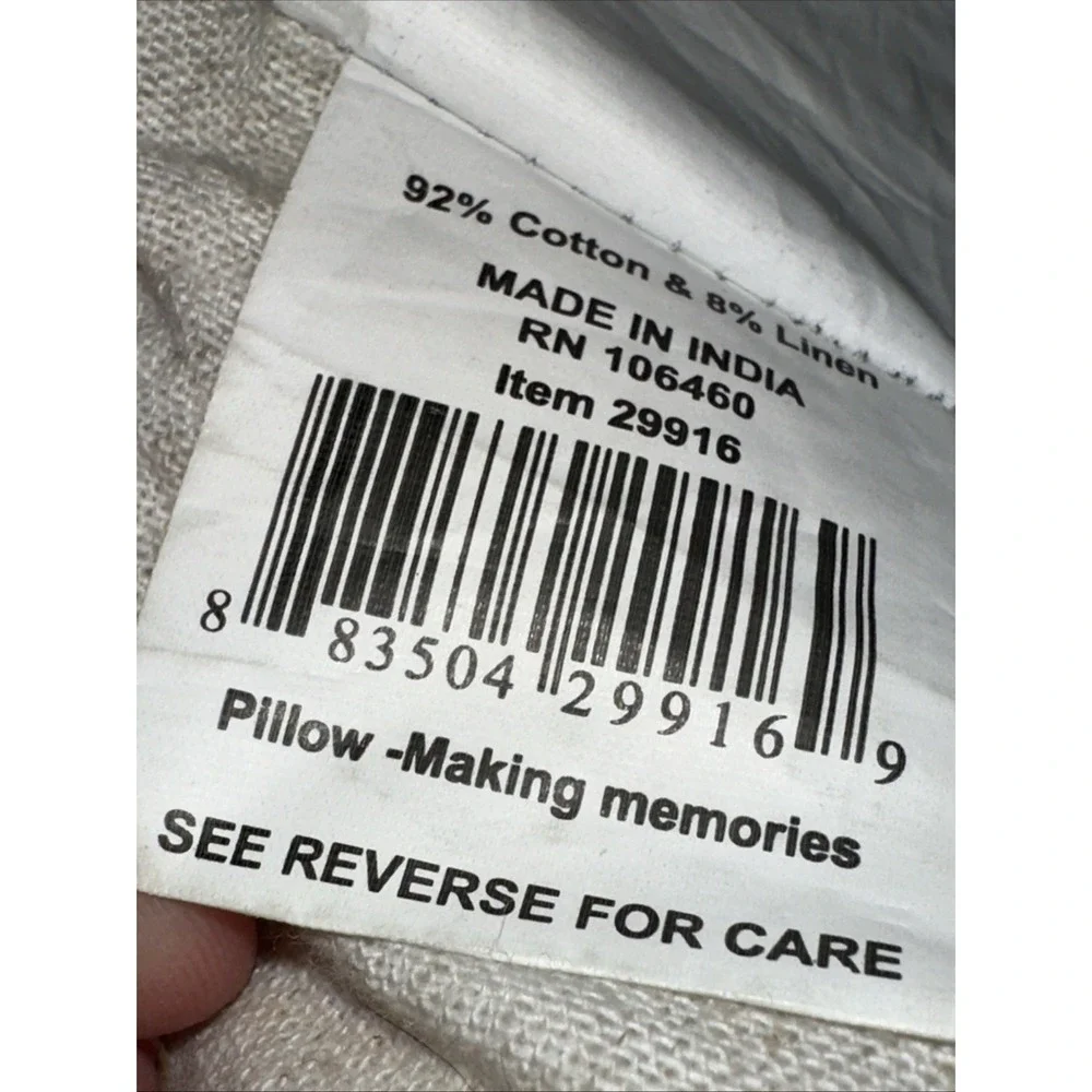 Primitives by Kathy Making Memories Kids Toy Box Accent Pillow Black 10x10 29916